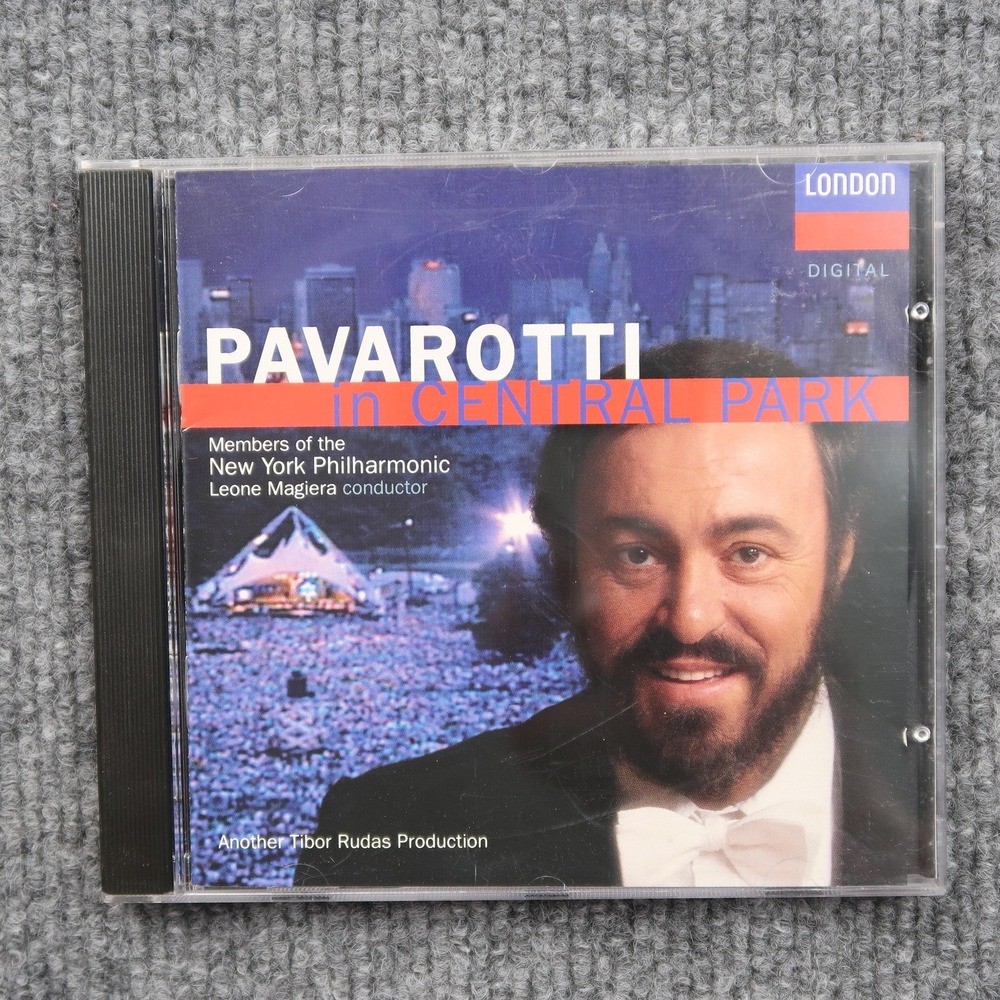 Pavarotti in Central Park CD Luciano Pavarotti 1994 London Records Classical Ope